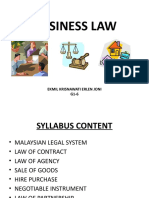 Business Law: Ekmil Krisnawati Erlen Joni G1-6