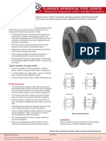 Flanged Spherical Pipe Joints: - Elastomeric Expansion Joints / Flexible Connectors