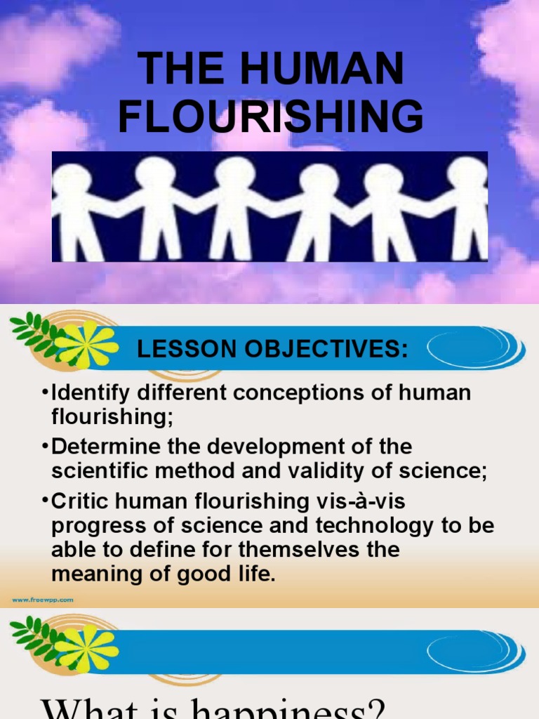Human Flourishing in Terms of STS PDF Happiness Falsifiability