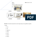 A. Direction: Identify The Different Kitchen Layout: L-Shape U-Shaped