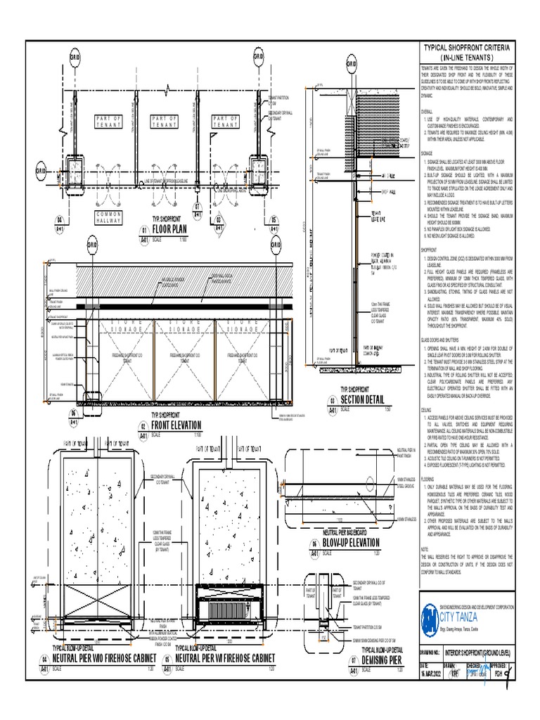 Mall Storefront Design Guidelines | PDF | Door | Flooring