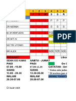 Jadwal Perawat 2021