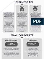 Compare WA Business API, Email, and Hosting Options