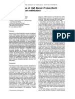 A Novel Structure of DNA Repair Protein RecO From Deinococcus Radiodurans