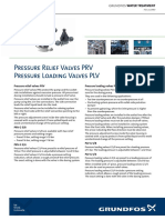Pressure Relief Valves PRV Pressure Loading Valves PLV