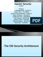 Group 5 The OSI Security Architecture