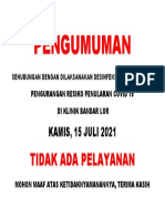 PENGUMUMAN