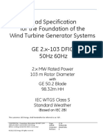 Load Specification For The Foundation of The Wind Turbine Generator Systems
