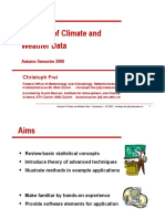 Analysis of Climate and Weather Data: Christoph Frei