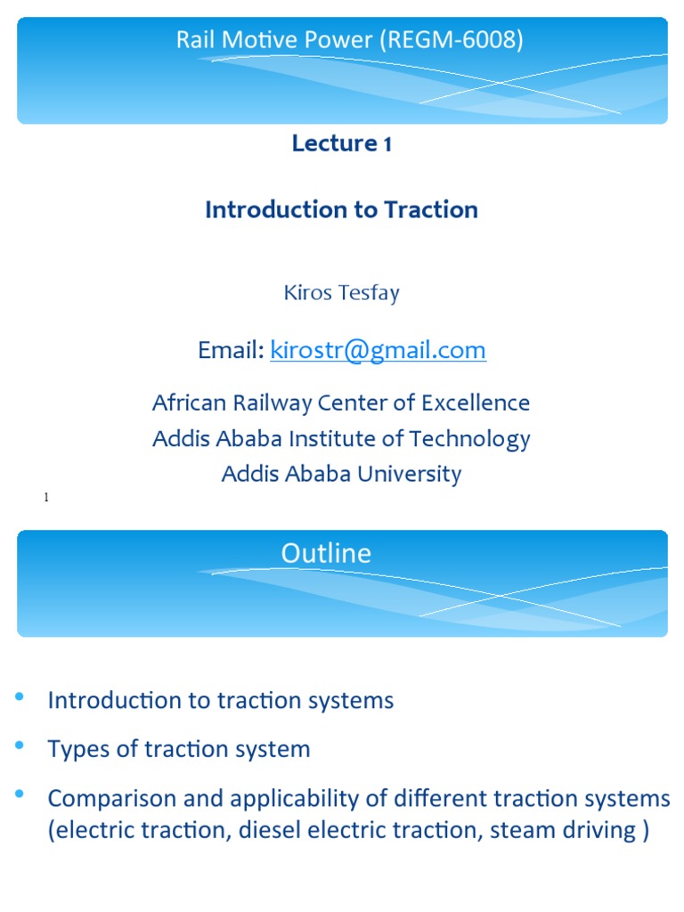 Overview of Traction Systems in Railways | PDF | Engines | Vehicles