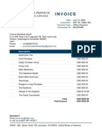 Invoice: Date Invoice No. Payment Type Transaction ID