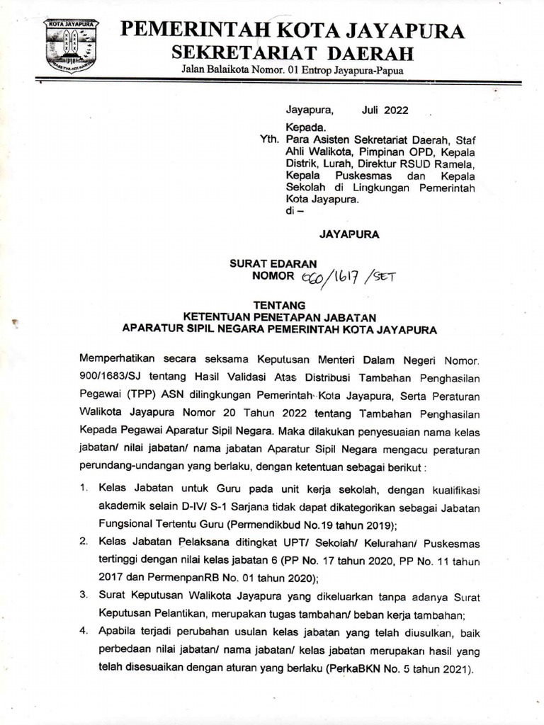 Surat Edaran | PDF