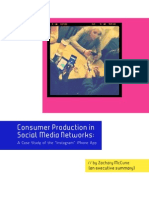 Download Consumer Production in Social Media Networks Executive Summary by Zachary McCune SN58404004 doc pdf