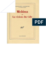 Mishima Ou La Vision Du Vide by Yourcenar, Marguerite
