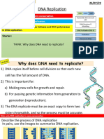 DNA Replication: THINK: Why Does DNA Need To Replicate?