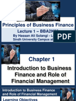 BBA2K20: Principles of Business Finance