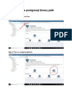 Configure The Postgresql Binary Path