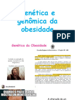 Aula 12. Genética e Genômica Da Obesidade