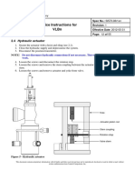 Service Instructions For VLBN: 2.4 Hydraulic Actuator
