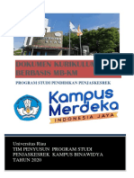 Buku Kurikulum Merdeka Belajar Penjaskesrek Unri