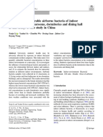 Assessing Indoor Airborne Bacteria in University Environments