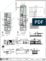 Projeto de planta baixa de residência com medidas de áreas e especificações de pisos