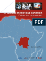 Le Paysage Mediatique Congolais Etats De