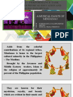 In Music, Arts Physical Education and Araling Panlipunan: A Musical Dance of Mindanao
