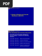 Design of Reinforced Concrete Structures To BS 8110: An Introduction and Overview of Eurocodes