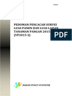 2015 - 3394 - Ped - Pedoman Pencacah Survei Luas Panen Dan Luas Lahan Tanaman Pangan 2015