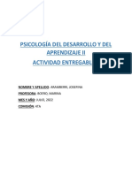 Aramberri Josefina - Psicologia Del Desarrollo y Del Aprendizaje II - Actividad Entregable 2