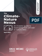 The Climate Nexus - An Investor Guide To Expanding From Climateto Nature-Data