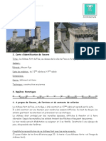 Fiche Moyen Age Château Fort Foix
