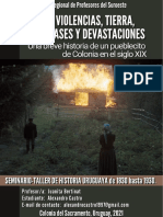 Seminario de Uruguaya de Tercer Año, Víboras, Violencias, Tierra, Lucha de Clases, y Devastaciones. Alexandro Castro