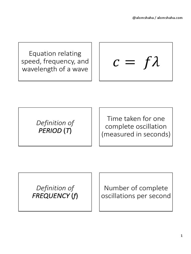 AQA A Level Physics Equations Flaashcards PDF Capacitor Potential