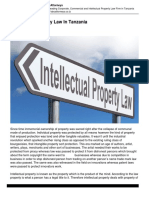 Intellectual Property Law in Tanzania