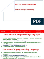 3 Introduction To C