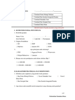 Hari/Tanggal/Waktu Lokasi Survei