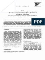 VG-AAS techniques for trace element determination