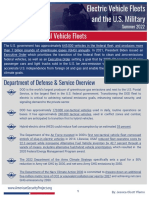 Electric Vehicle Fleets and the U.S. Military