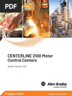 CENTERLINE 2100 Motor Control Centers: Program Guide