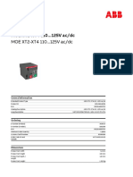 MOE XT2-XT4 110... 125V Ac/dc