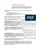 4 - Exception Handling in Java