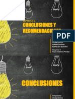 Conclusiones y Recomendaciones - Lis 2019