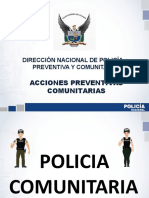 Acciones Preventivas Comunitarias - Dnppyc