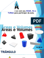 Áreas e Volumes