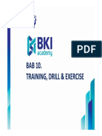 Course 10 Training, Drill & Exercise