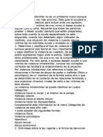 5 Pasos Básicos de La Violencia Familiar