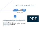 1 - Configurar - Direcciones - ip-CISCO