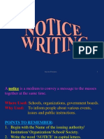 Notice Writing - 1